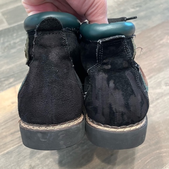 Weather Spirits Suede Leather Lagenlook Cottagecore Faux Fur Lined 8.5 Boot - Picture 7 of 8